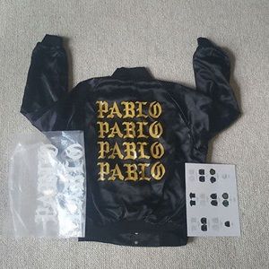 Kanye west- Pablo tour bomber jacket